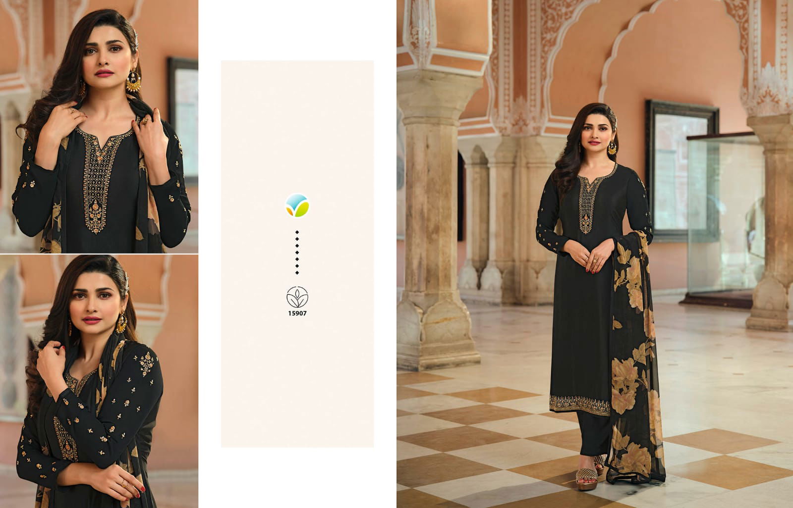 Vinay Silkina Royal Crepe 35 New Designer Festive Wear Embroidery Salwar Suits Collection